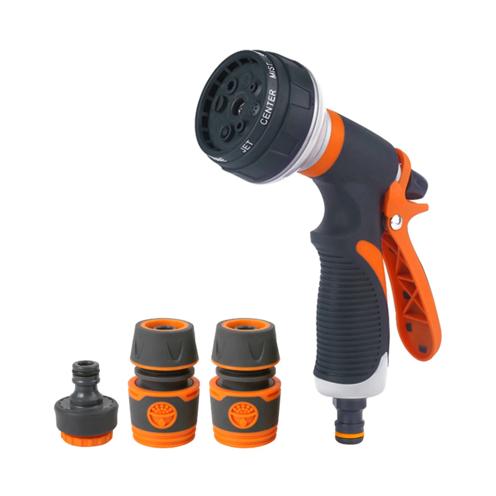 Garden Hose Spray Tool Pipe Water Sprayer 8 Adjustable Patterns 4PCS/SET For Connecting Water Pipes 8-function Glue-packed Water
Garden Hose Spray Tool Pipe Water Sprayer 8 Adjustable Patterns 4PCS/SET For Connecting Water Pipes 8-function Glue-packed Water