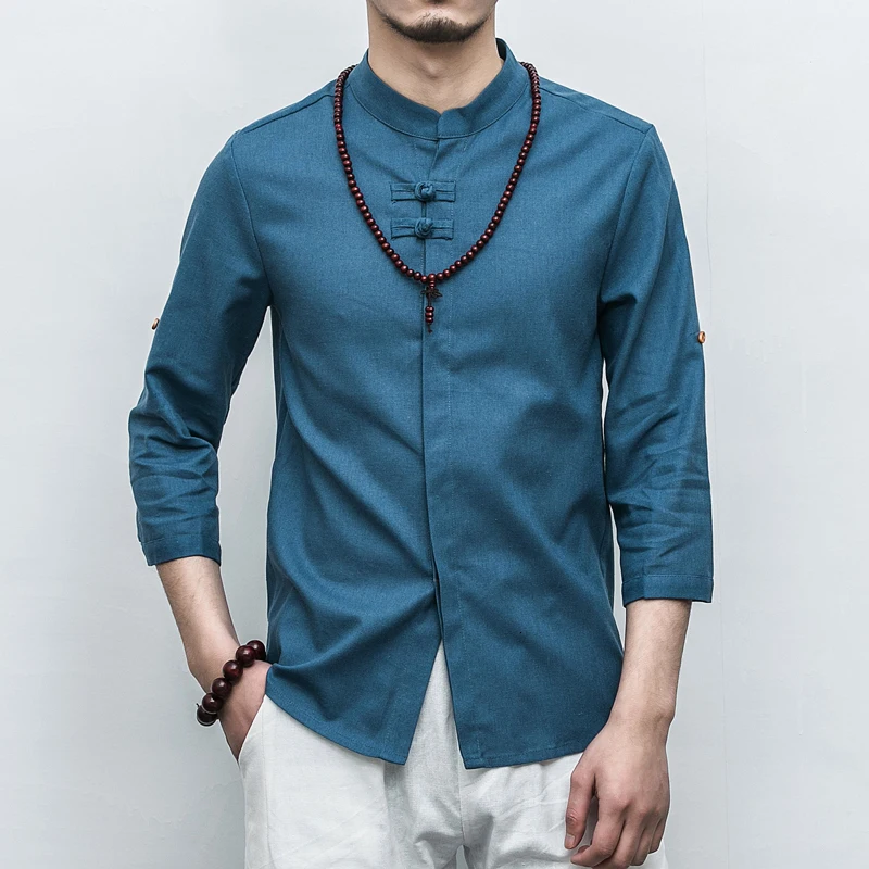 MRGB 2022 Fashion Cotton Linen Men Shirts Solid Casual Chinese Style Male Blouses Spring Stand Collar Shirt Men's Clothing
MRGB 2022 Fashion Cotton Linen Men Shirts Solid Casual Chinese Style Male Blouses Spring Stand Collar Shirt Men's Clothing