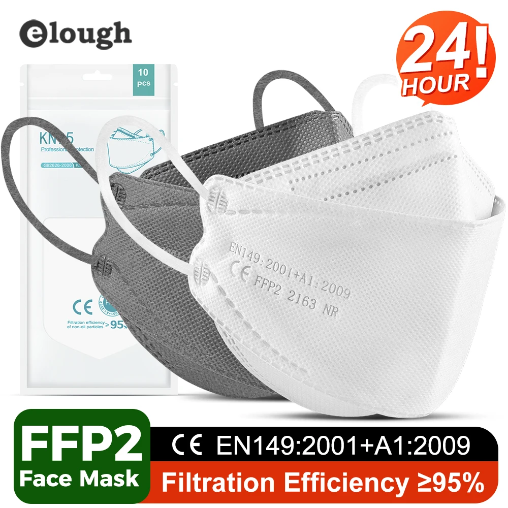Elough 10 200 Pieces FFP2 mascarillas fpp2 security protection face mask KN95 Filter reutilizable fish masks homologadas españa
Elough 10 200 Pieces FFP2 mascarillas fpp2 security protection face mask KN95 Filter reutilizable fish masks homologadas españa