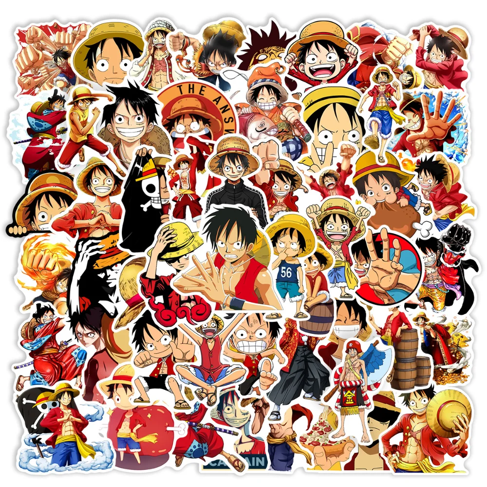 Cartoon Anime ONE PIECE Luffy Stickers Car Laptop Luggage Phone Stationery Decal Waterproof Graffiti Sticker Kids Toys Gifts
Cartoon Anime ONE PIECE Luffy Stickers Car Laptop Luggage Phone Stationery Decal Waterproof Graffiti Sticker Kids Toys Gifts