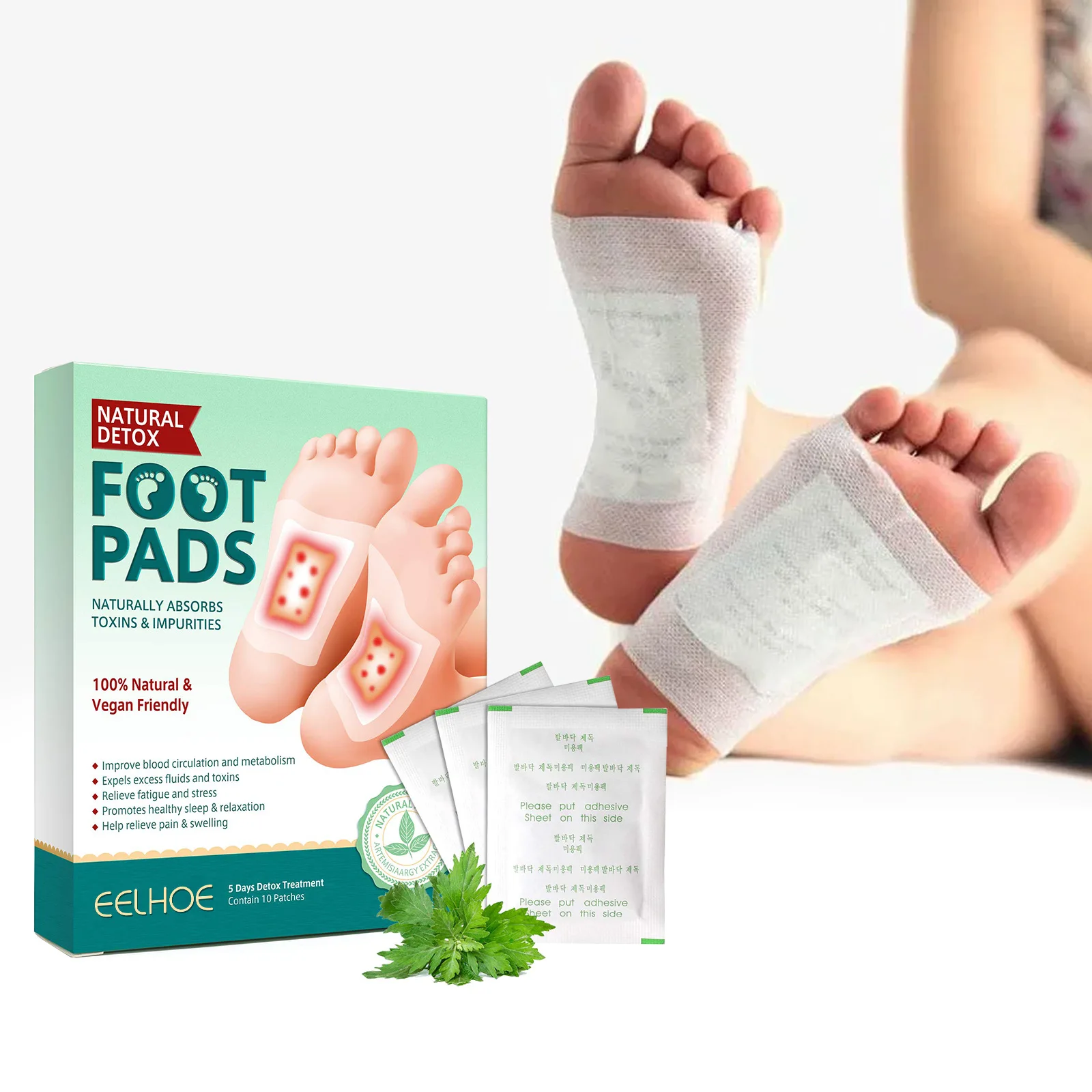 Cleanse Detox Foot Patch Promote Sleep Relieve Stress Relax Body And Mind Expel Cold Dampness Clear Face Nourish Body Foot Patch
Cleanse Detox Foot Patch Promote Sleep Relieve Stress Relax Body And Mind Expel Cold Dampness Clear Face Nourish Body Foot Patch