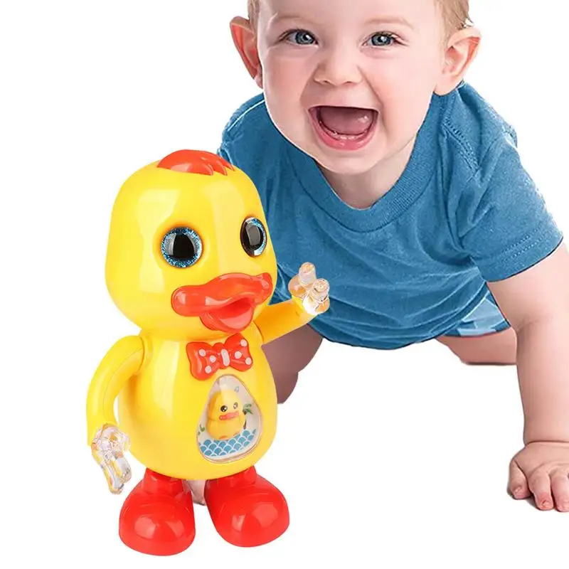 Dancing Duck Toy Luminous Movable Lighted Dancing Duck Dolls Preschool Educational Learning Toy With Up And Down Arms Birthday
Dancing Duck Toy Luminous Movable Lighted Dancing Duck Dolls Preschool Educational Learning Toy With Up And Down Arms Birthday
