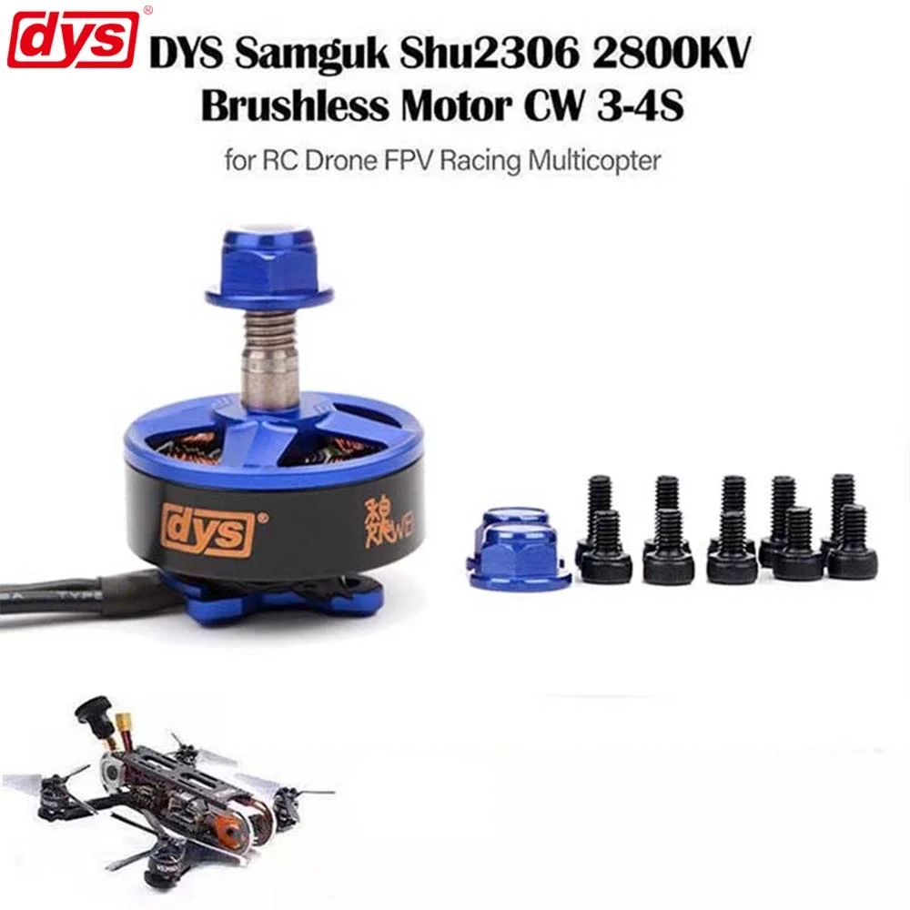 DYS Samguk Series Wei 2207 1750KV 2300KV 2600KV 3-6S Brushless Motor for Models Multicopter Spare Part Accs Quadcopter FPV
DYS Samguk Series Wei 2207 1750KV 2300KV 2600KV 3-6S Brushless Motor for Models Multicopter Spare Part Accs Quadcopter FPV