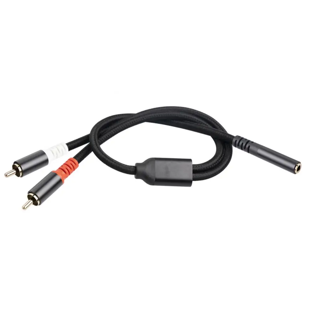 1PC Audio Cable 2RCA To 3.5mm Jack Female AUX Cable Stereo Splitter Adapter Cable For TV PC DVD Speaker Audio Amplifiers
1PC Audio Cable 2RCA To 3.5mm Jack Female AUX Cable Stereo Splitter Adapter Cable For TV PC DVD Speaker Audio Amplifiers