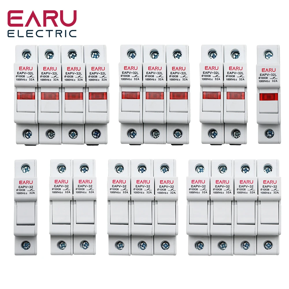 Din Rail Solar PV DC Fuse Holders with Indicator Light suitable for 10*38mm DC PV Fuse Link for Solar Photovoltaic System Pro
Din Rail Solar PV DC Fuse Holders with Indicator Light suitable for 10*38mm DC PV Fuse Link for Solar Photovoltaic System Pro