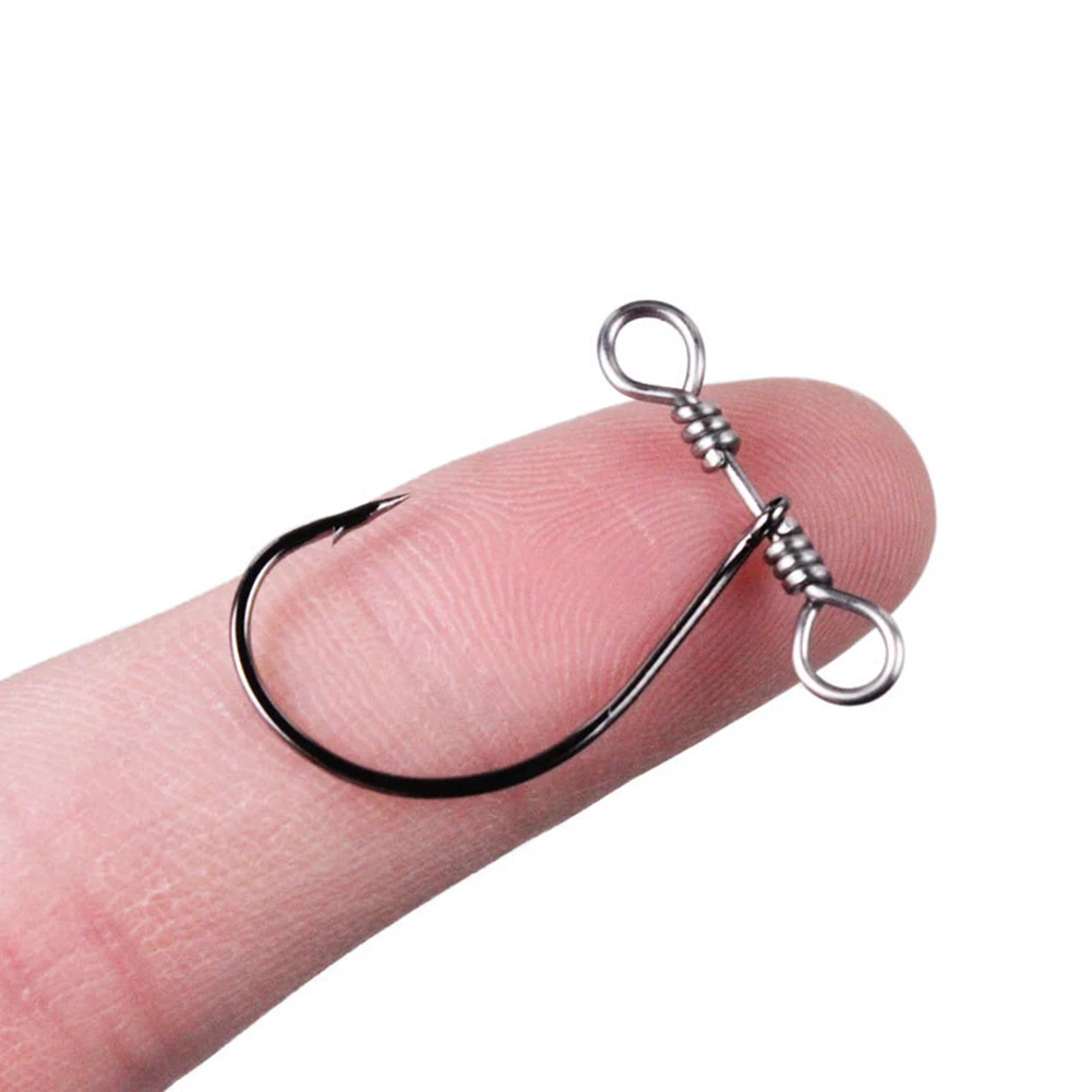 10pcs Fishing Hooks Set Steel Spin Shots Drop Shot Hooks With 360° Swivel Fishing Terminal Tackle Jip Barbed Carp Hooks
10pcs Fishing Hooks Set Steel Spin Shots Drop Shot Hooks With 360° Swivel Fishing Terminal Tackle Jip Barbed Carp Hooks