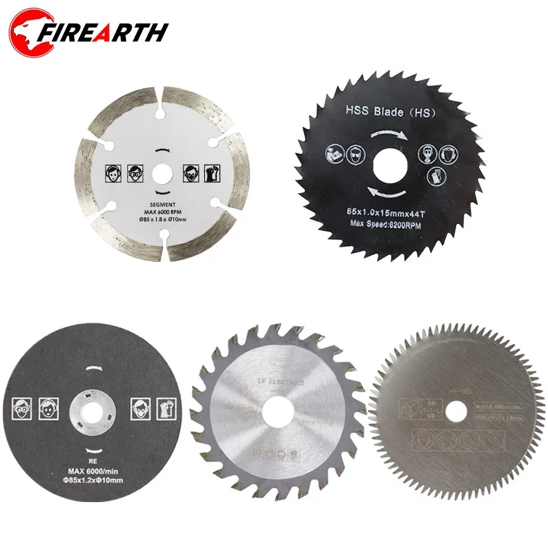 3pcs HSS Circular Saw Blade Set 85mm Multi Cutter Blade Saw Blades Cutting Tool Cutting Disc For Wood/Metal/Plastic Saw Blade
3pcs HSS Circular Saw Blade Set 85mm Multi Cutter Blade Saw Blades Cutting Tool Cutting Disc For Wood/Metal/Plastic Saw Blade