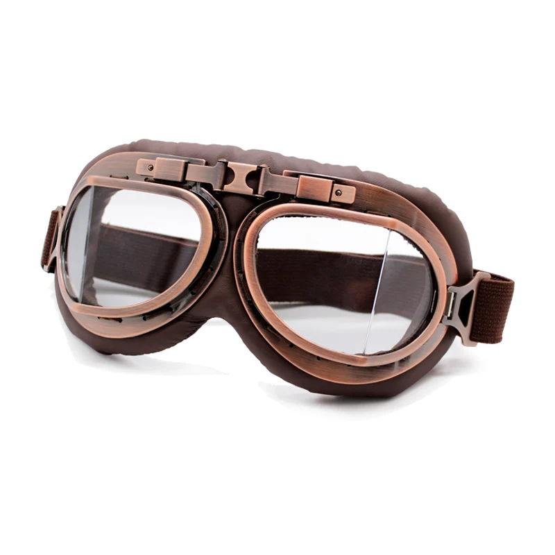 Steampunk Vintage Motorcycle Goggles Pilot Motorbike Scooter Biker Moto Glasses Goggles for Harley Helmet Cruiser Scoote
Steampunk Vintage Motorcycle Goggles Pilot Motorbike Scooter Biker Moto Glasses Goggles for Harley Helmet Cruiser Scoote