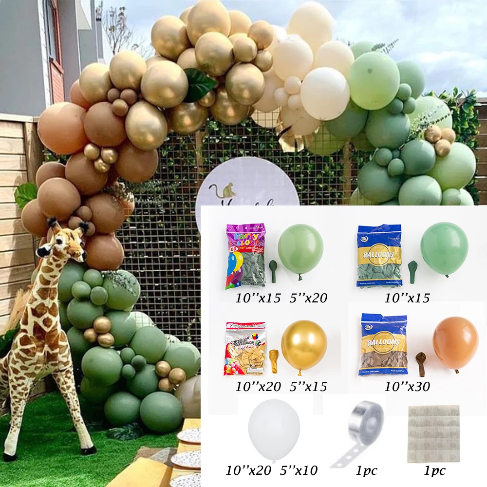 Retro Gold Metallic Bean Avocado Latex Balloons Jungle Theme Garland for Kids Birthday Party Decor, Baby Shower Supplies.
Retro Gold Metallic Bean Avocado Latex Balloons Jungle Theme Garland for Kids Birthday Party Decor, Baby Shower Supplies.