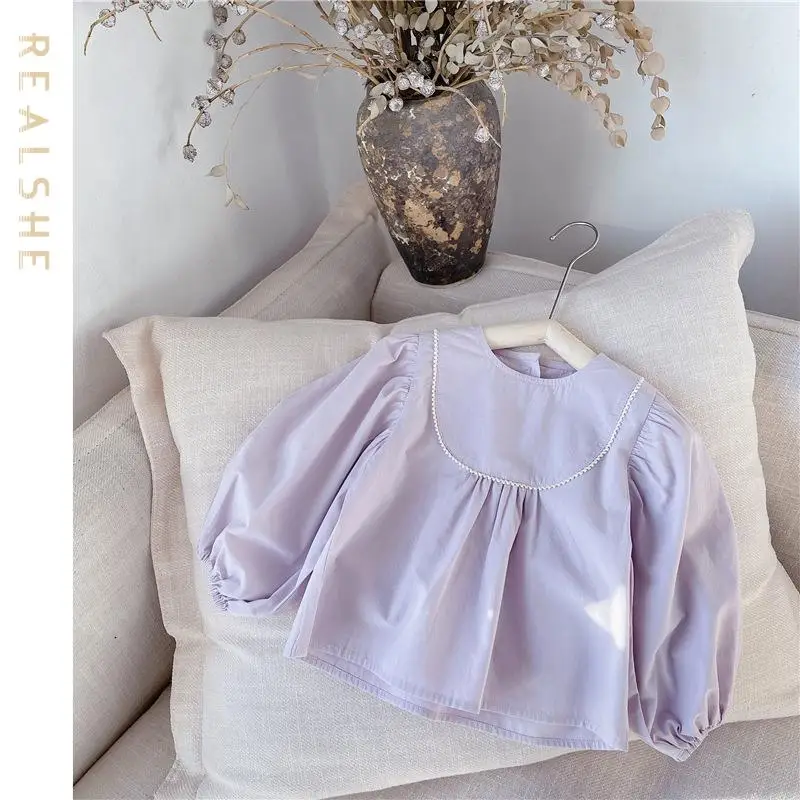 Sweet Girls Blouse 2023 New Autumn Solid Long Sleeve Shirt Soft Children Girl Tops Blouse Kids Clothes Loose Clothing
Sweet Girls Blouse 2023 New Autumn Solid Long Sleeve Shirt Soft Children Girl Tops Blouse Kids Clothes Loose Clothing