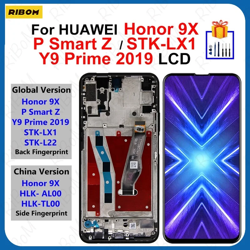 Новинка для Huawei P Smart Z, ЖК-дисплей, сенсорный экран для Honor 9X, LCD STK-LX1 STK-L22 TL00, дигитайзер, запасные части
Новинка для Huawei P Smart Z, ЖК-дисплей, сенсорный экран для Honor 9X, LCD STK-LX1 STK-L22 TL00, дигитайзер, запасные части