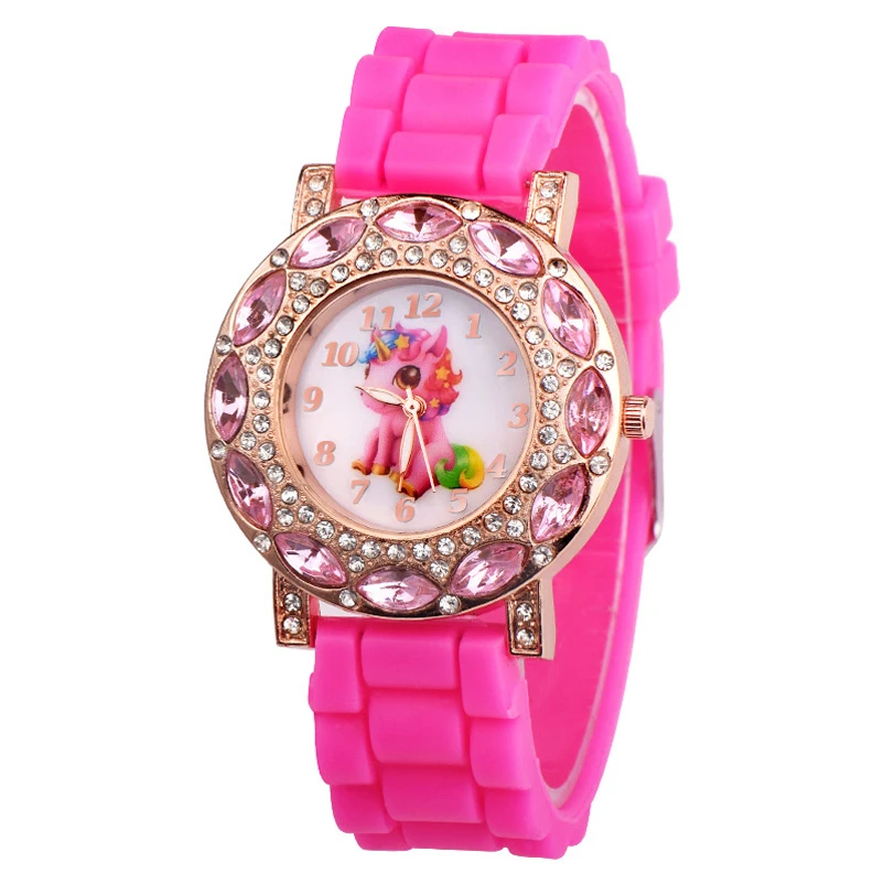 Lovely Pink Unicorn Children Wrist Watches Diamond Cartoon Leather Strap Kids Quartz Watch for Boy Clocks Rubber Watch Watches
Lovely Pink Unicorn Children Wrist Watches Diamond Cartoon Leather Strap Kids Quartz Watch for Boy Clocks Rubber Watch Watches