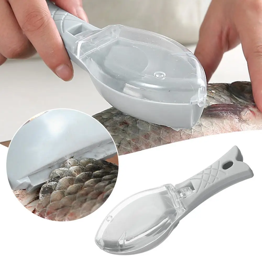 

1pc Fish Scale Scraper Skin Brush Easy Clean&Remove Scraping Kitchen Graters Peeler Knife Seafood Peeler Scraping Scales To X6Z7