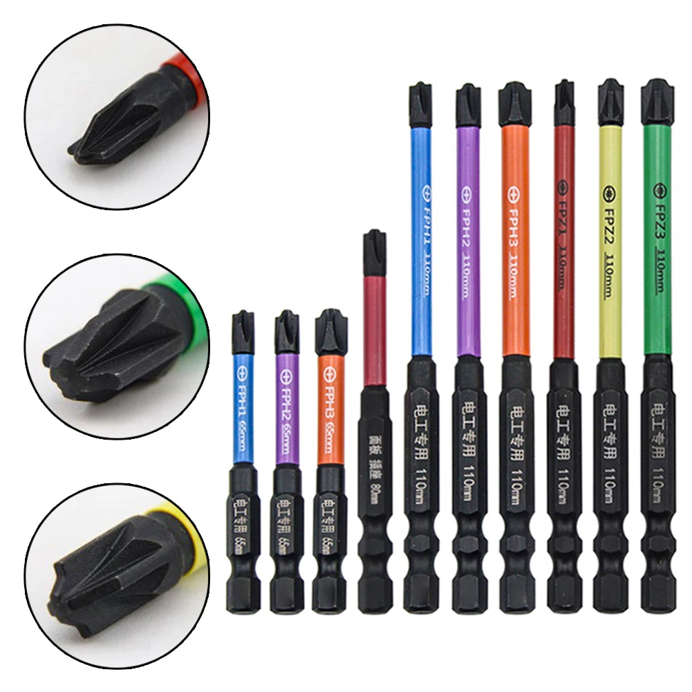65mm 110mm Magnetic Special Slotted Cross Screwdriver Bit For Electrician FPH FPZ For Socket Switch Power Tool 180g
65mm 110mm Magnetic Special Slotted Cross Screwdriver Bit For Electrician FPH FPZ For Socket Switch Power Tool 180g
