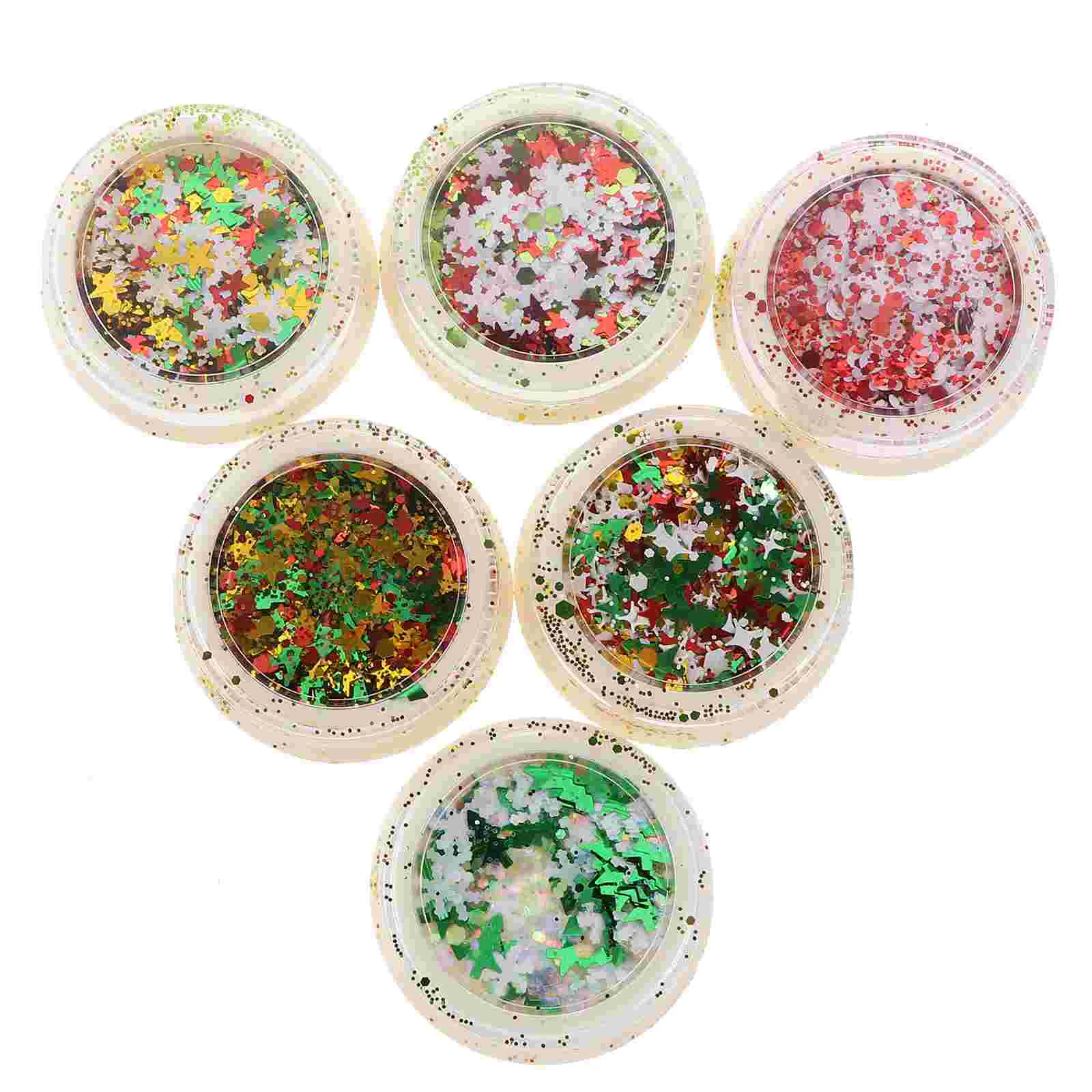 6pcs Christmas Nail Sequins Snowflake Star Tree Nail Glitter Holiday Manicure Paillettes Sticker DIY Xmas Nail Decor for Crafts
6pcs Christmas Nail Sequins Snowflake Star Tree Nail Glitter Holiday Manicure Paillettes Sticker DIY Xmas Nail Decor for Crafts