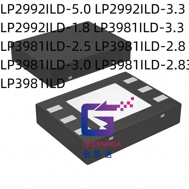 10PCS LP2992ILD-5.0 LP2992ILD-3.3 LP2992ILD-1.8 LP3981ILD-3.3 LP3981ILD-2.5 LP3981ILD-2.8 LP3981ILD-3.0 LP3981ILD-2.83 LP3981ILD
10PCS LP2992ILD-5.0 LP2992ILD-3.3 LP2992ILD-1.8 LP3981ILD-3.3 LP3981ILD-2.5 LP3981ILD-2.8 LP3981ILD-3.0 LP3981ILD-2.83 LP3981ILD