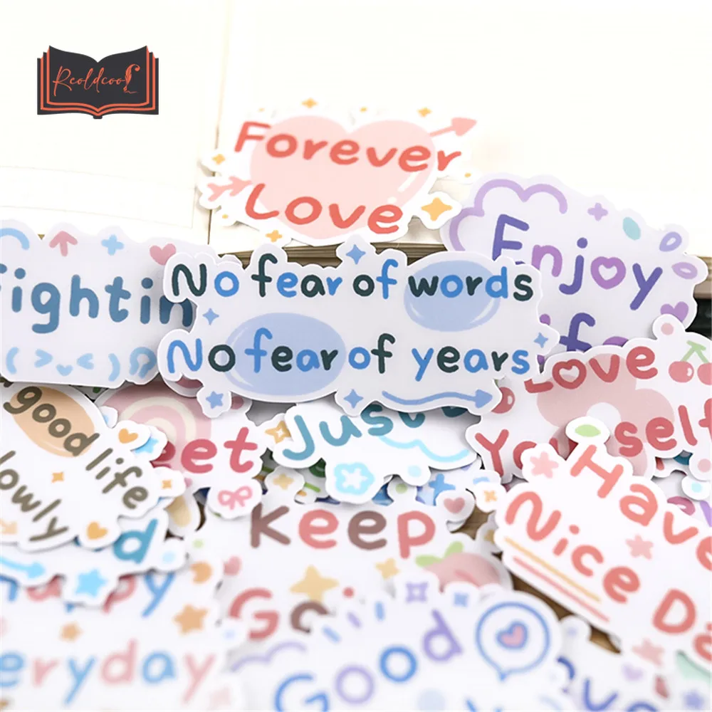20pcs English Letter Inspiring Stickers Decorations Scrapbooking Material Stationery DIY Hand Account Journal Planner Stickers
20pcs English Letter Inspiring Stickers Decorations Scrapbooking Material Stationery DIY Hand Account Journal Planner Stickers