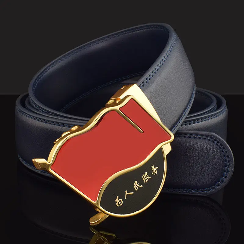 New Fashion Red Stitching Automatic Buckle Belt Trend Luxury Design Business Casual Youth Belt High Quality Men's Simple Belt
New Fashion Red Stitching Automatic Buckle Belt Trend Luxury Design Business Casual Youth Belt High Quality Men's Simple Belt