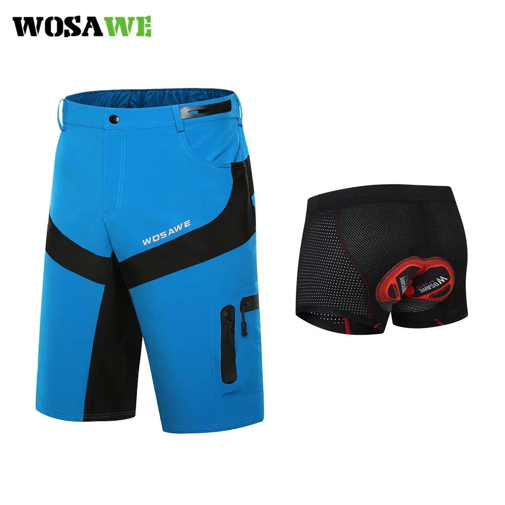 WOSAWE Cycling Shorts Men's Underpants Mountain Bike Shorts Bicycle Padded Underwear For Bicycle Downhill Short With Zipper
WOSAWE Cycling Shorts Men's Underpants Mountain Bike Shorts Bicycle Padded Underwear For Bicycle Downhill Short With Zipper