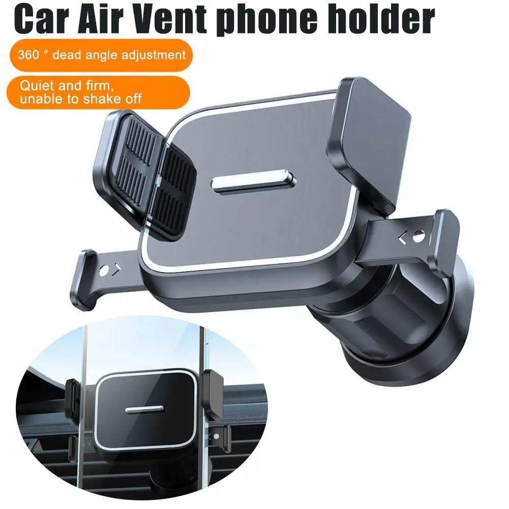 

Car Phone Holder Universal Air Outlet Telescopic Gravity Navigation Fashion Fixed Support GPS Bracket Stand U0O6