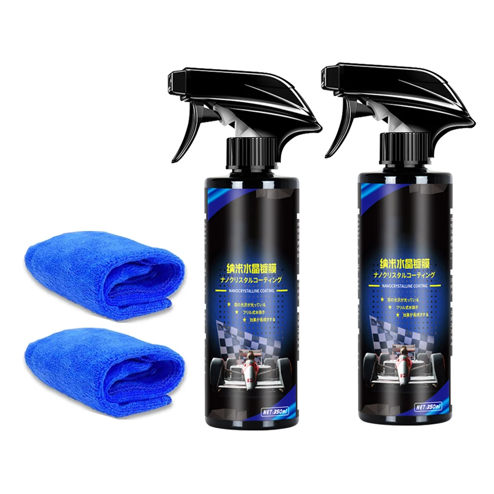 350ml Car Ceramic Coating 9H Nano Glass Plating Crystal Car Polishing Agent Hydrophobic Anti-Aging Car Care Kit Auto Accessories
350ml Car Ceramic Coating 9H Nano Glass Plating Crystal Car Polishing Agent Hydrophobic Anti-Aging Car Care Kit Auto Accessories