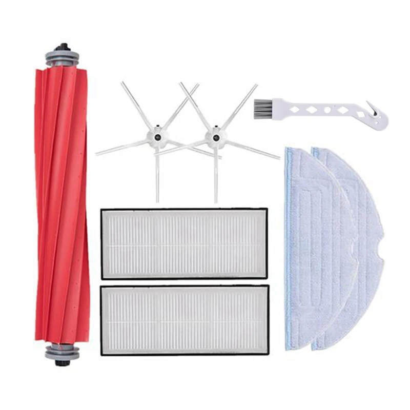 Replacement Parts Kit Main Brush Side Brushes HEPA Filters Mop Cloth For Xiaomi Roborock S7 T7S T7S Plus Vacuum Cleaner
Replacement Parts Kit Main Brush Side Brushes HEPA Filters Mop Cloth For Xiaomi Roborock S7 T7S T7S Plus Vacuum Cleaner
