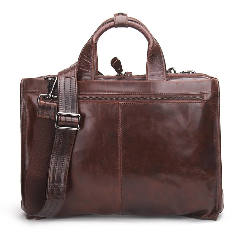 Top Quality Cowhide Men Briefcase Genuine Leather Handbags For 15 Inch Laptop Luxury Large Capacity Male Shoulder Bags
Top Quality Cowhide Men Briefcase Genuine Leather Handbags For 15 Inch Laptop Luxury Large Capacity Male Shoulder Bags
