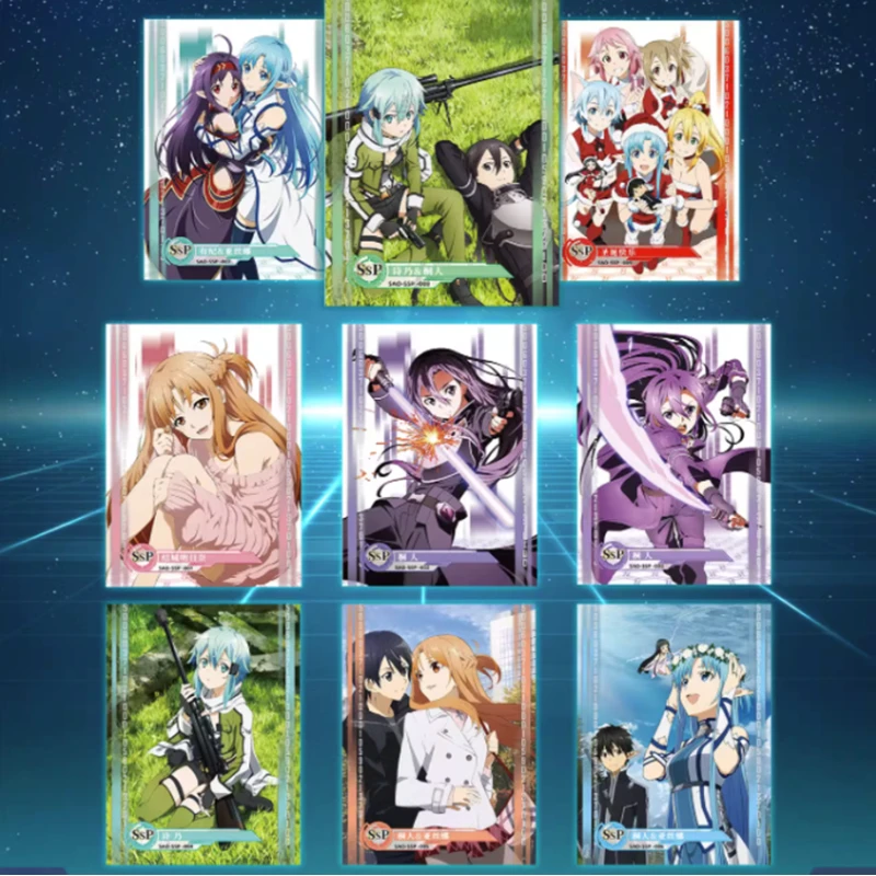Anime Sword Art Online Peripheral Games Rare Rendered Collection Card Kirigaya Kazuto Yuuki Asuna Kirigaya Suguha SSR SSP Yui
Anime Sword Art Online Peripheral Games Rare Rendered Collection Card Kirigaya Kazuto Yuuki Asuna Kirigaya Suguha SSR SSP Yui