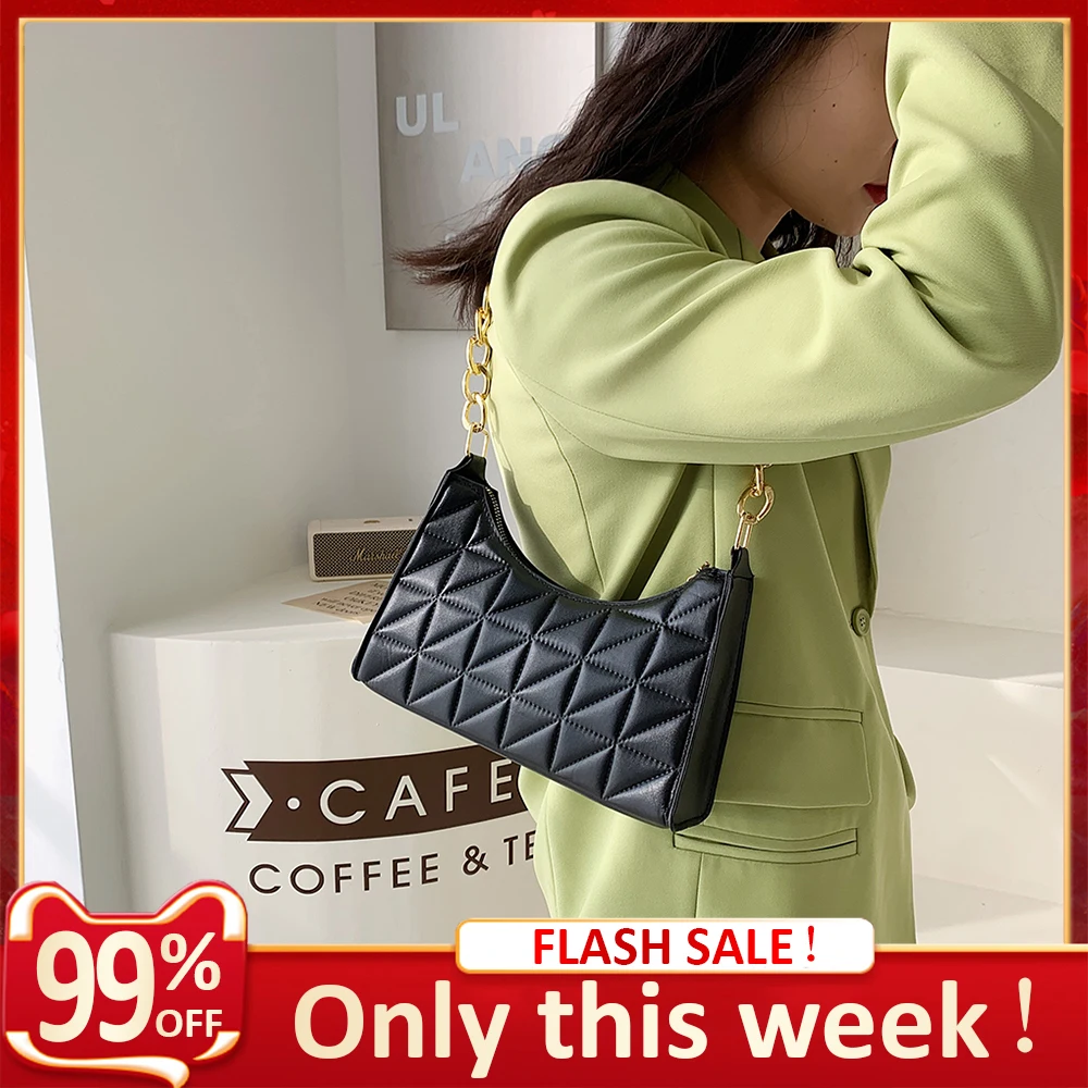 Retro Women PU Leather Chain Messenger Bags Fashion Exquisite Female Single Shoulder Bags Lady Casual New Lattice Crossbody Bag
Retro Women PU Leather Chain Messenger Bags Fashion Exquisite Female Single Shoulder Bags Lady Casual New Lattice Crossbody Bag