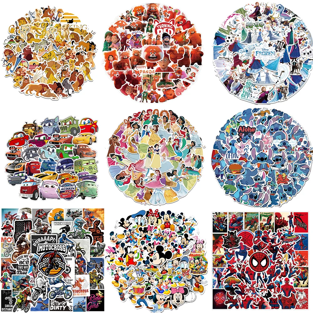 Disney Cartoon Princess Mickey Mouse The Lion King Lilo Stitch Stickers DIY Skateboard Motorcycle Luggage Waterproof Sticker Toy
Disney Cartoon Princess Mickey Mouse The Lion King Lilo Stitch Stickers DIY Skateboard Motorcycle Luggage Waterproof Sticker Toy