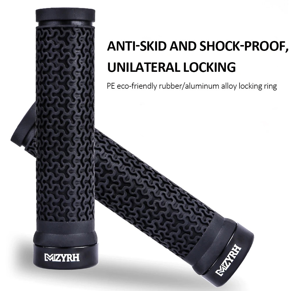 MTB Texture Non-slip Bicycle Handle Bar Grips MTB Bike Super Soft Single-sided Locking Handlebar Cover Cycling Accessories
MTB Texture Non-slip Bicycle Handle Bar Grips MTB Bike Super Soft Single-sided Locking Handlebar Cover Cycling Accessories