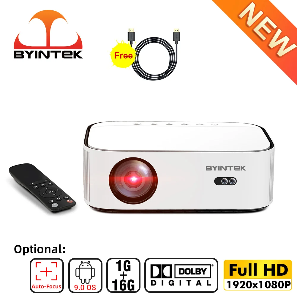 BYINTEK K45 AI автоматический фокус Full HD 4K 1920x108 0P LCD Smart Android 9,0 Wifi светодиодный видео домашний кинотеатр 1080P проектор
BYINTEK K45 AI автоматический фокус Full HD 4K 1920x108 0P LCD Smart Android 9,0 Wifi светодиодный видео домашний кинотеатр 1080P проектор