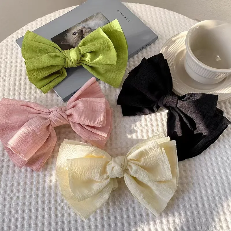 New Fashion Sweet Bow Hairpins Solid Color Bowknot Hair Clips For Girls Butterfly Barrettes Duckbill Clip Hair Accessories
New Fashion Sweet Bow Hairpins Solid Color Bowknot Hair Clips For Girls Butterfly Barrettes Duckbill Clip Hair Accessories