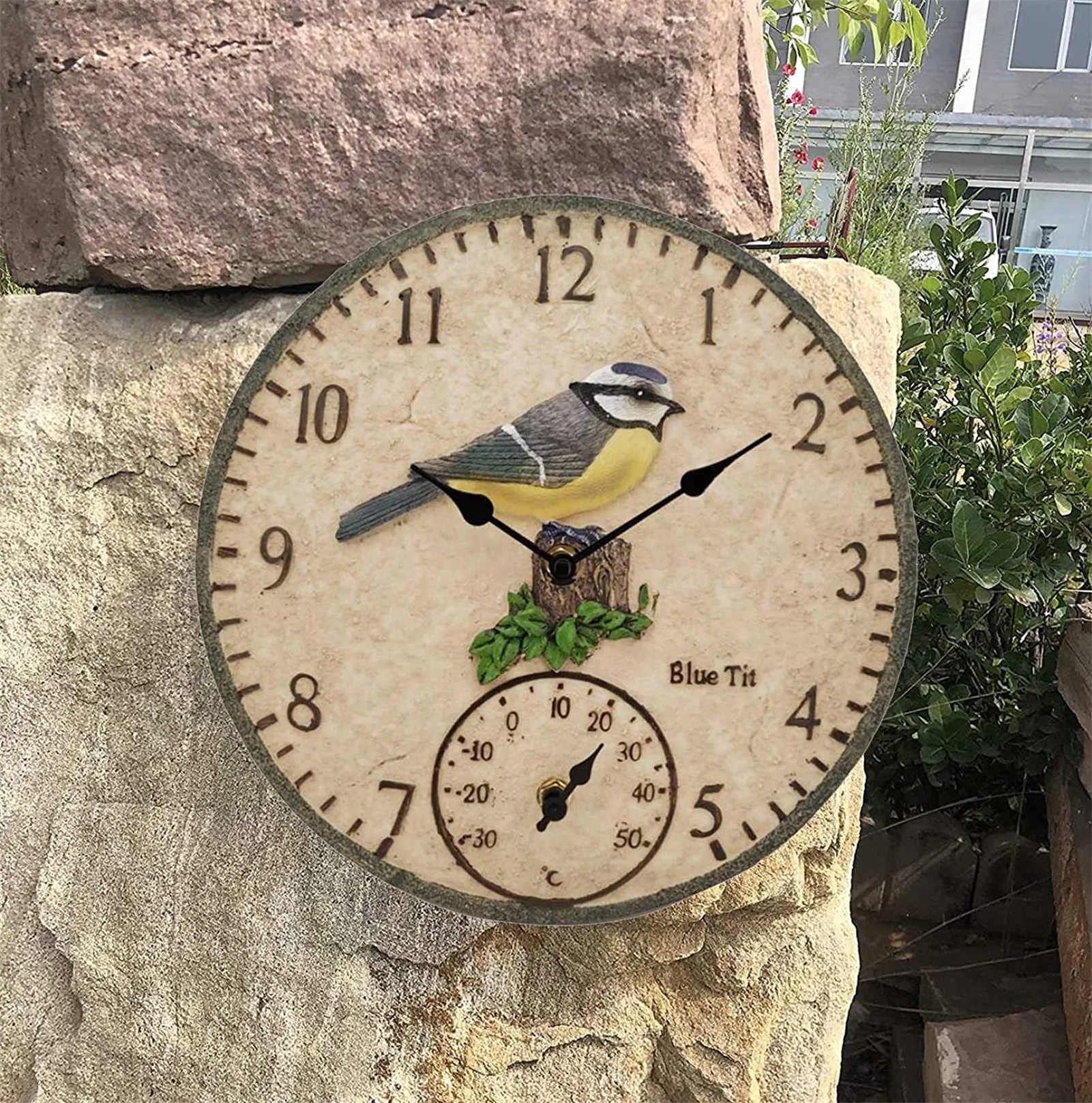 30cm Outdoor Thermometer Clock Waterproof Wall Clocks Indoor Outdoor Wall-Mounted Thermometer Clock For Patio Garden Yard Garden
30cm Outdoor Thermometer Clock Waterproof Wall Clocks Indoor Outdoor Wall-Mounted Thermometer Clock For Patio Garden Yard Garden