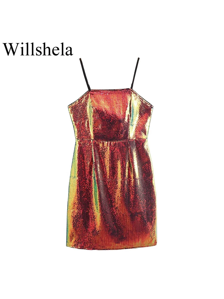Willshela Women Fashion Printed Backless Zipper Mini Dress Vintage Thin Straps Square Collar Female Chic Lady Dresses
Willshela Women Fashion Printed Backless Zipper Mini Dress Vintage Thin Straps Square Collar Female Chic Lady Dresses