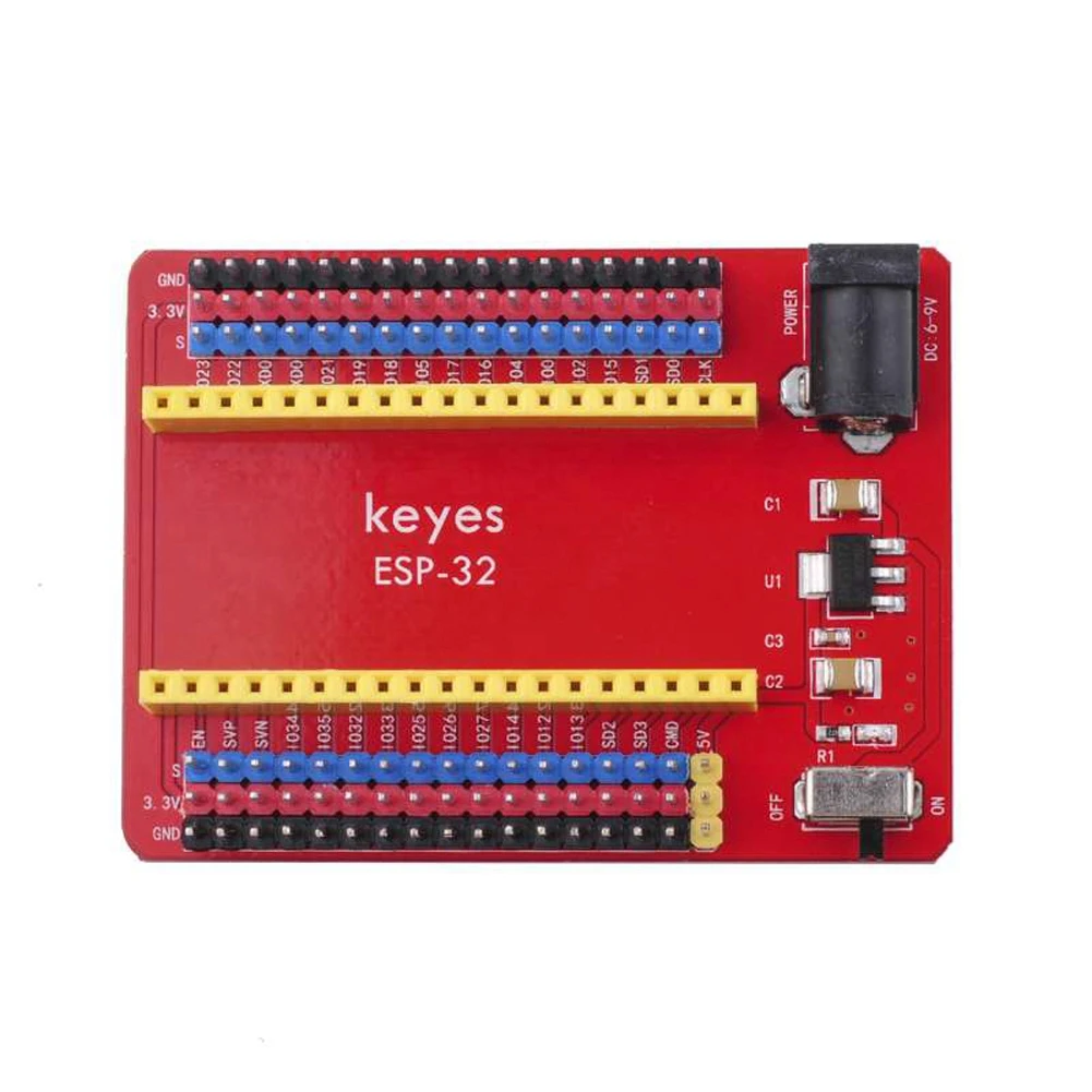 

ESP32-IO Expansion Board Compatible with the Keyes ESP32 Core Board for Arduino Raspberry Pi