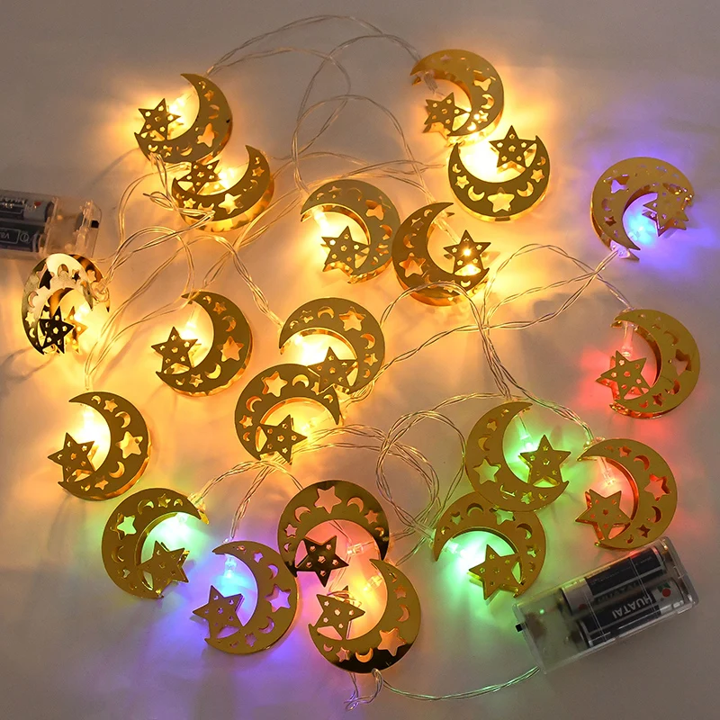 1.65M 10LED Ramadan Iron Craft Moon Star LED Light String Decoration Eid Mubarak Kareem Gift Home Islamic Muslim Party Lamp
1.65M 10LED Ramadan Iron Craft Moon Star LED Light String Decoration Eid Mubarak Kareem Gift Home Islamic Muslim Party Lamp