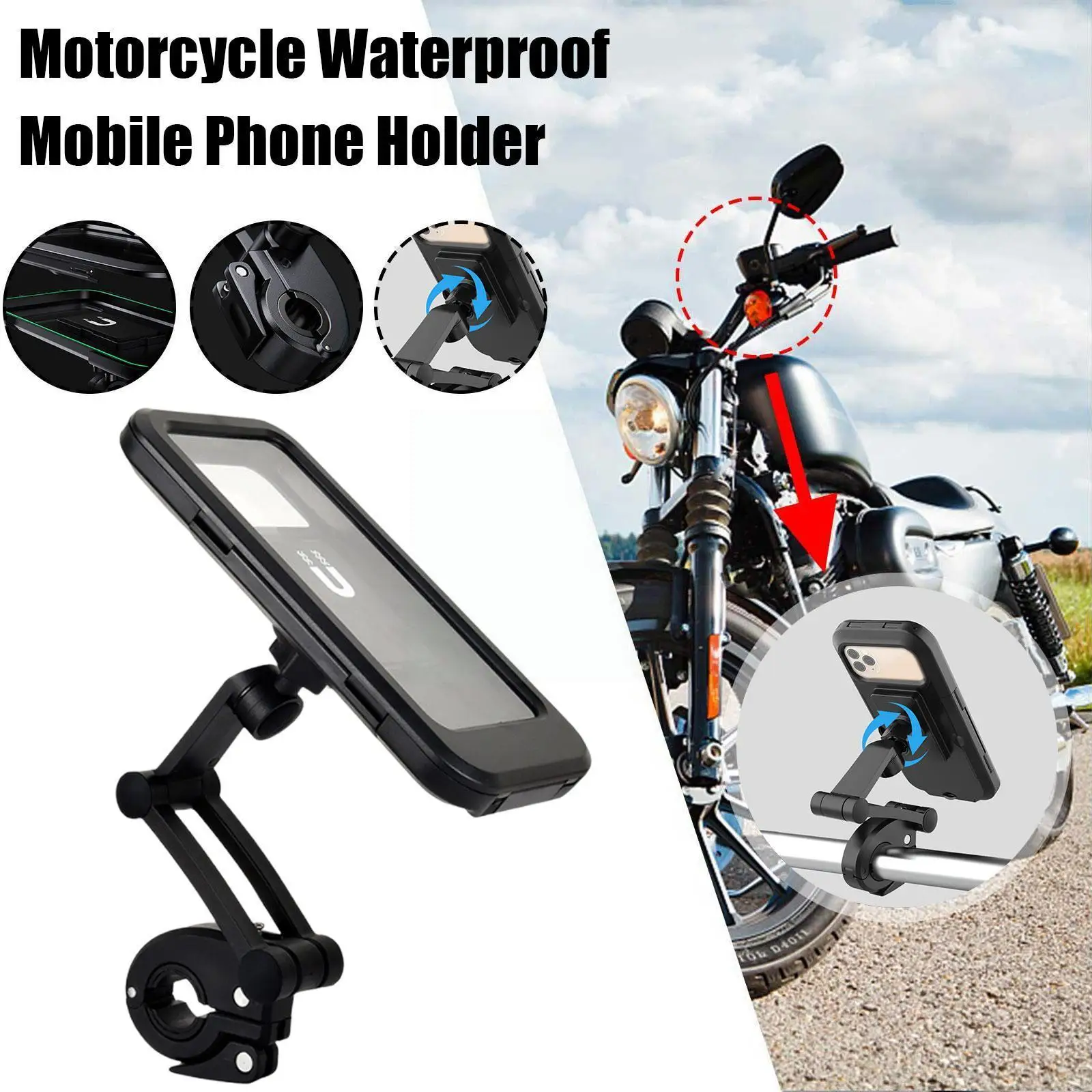 New Bicycle Mobile Phone Bracket Electric Bracket Motorcycle Phone Mobile Waterproof Holder U3f6
New Bicycle Mobile Phone Bracket Electric Bracket Motorcycle Phone Mobile Waterproof Holder U3f6