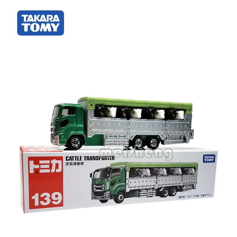 Модель автомобиля из сплава для транспортировки крупного рогатого скота TOMY 1/64, коллекционная игрушка
Модель автомобиля из сплава для транспортировки крупного рогатого скота TOMY 1/64, коллекционная игрушка
