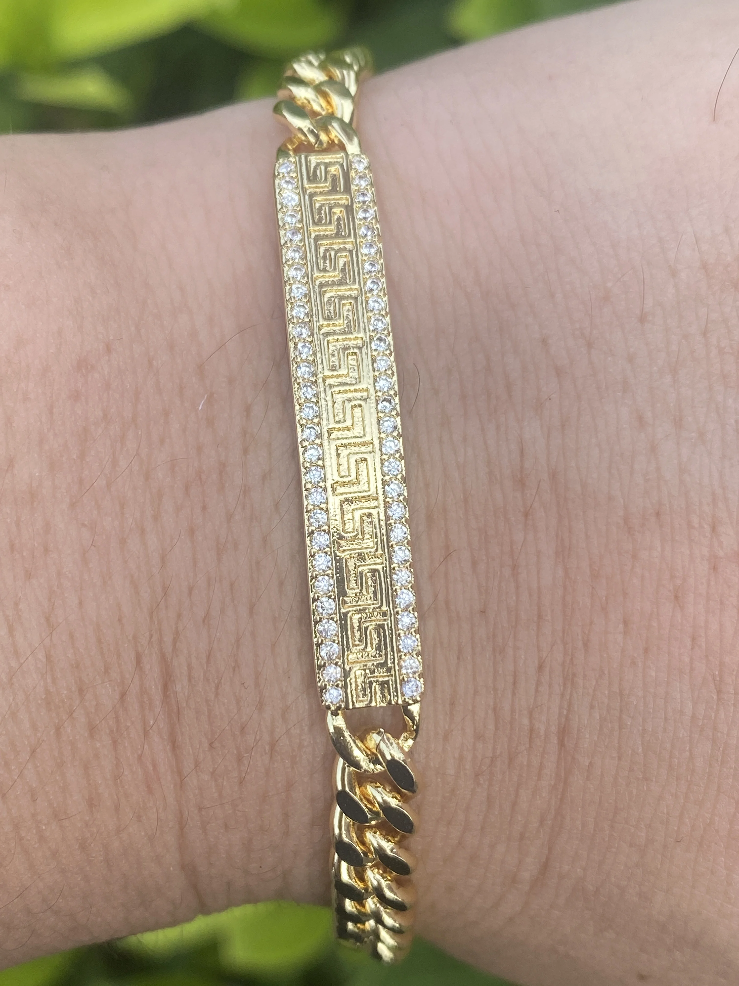 6mm Antique Ancient Greek Key Link Meander Bracelet Handmade Jewelry for Women and Men
6mm Antique Ancient Greek Key Link Meander Bracelet Handmade Jewelry for Women and Men