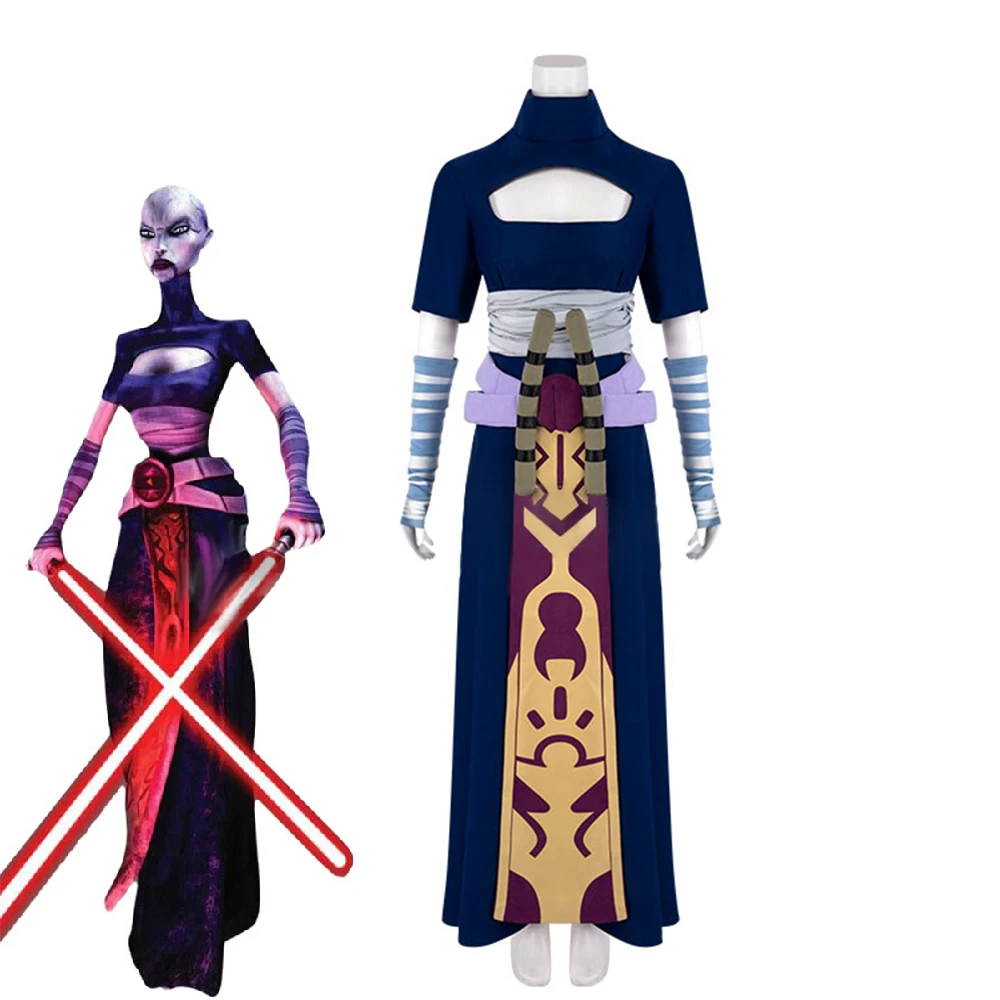 Серия фильмов Косплей Asajj Ventress костюм для взрослых женщин сексуальное платье с вырезами и открытой спиной костюмы Хэллоуин Карнавал искусственная боевая униформа
Серия фильмов Косплей Asajj Ventress костюм для взрослых женщин сексуальное платье с вырезами и открытой спиной костюмы Хэллоуин Карнавал искусственная боевая униформа