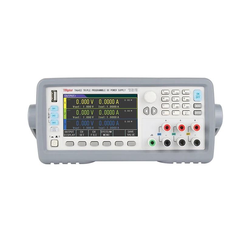 Tonghui TH6402 Programmable Linear DC Power Supply Triple-channel TH6402A TH6412 TH6413
Tonghui TH6402 Programmable Linear DC Power Supply Triple-channel TH6402A TH6412 TH6413