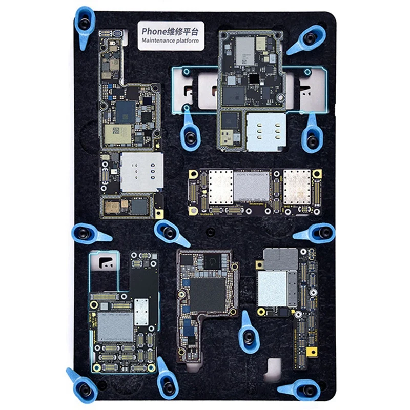 Двухсторонняя BGA реболлинговая платформа Qianli для Iphone X/XS MAX/11/11 Pro/11Pro MAX, Оловянная посадка с черным трафаретом
Двухсторонняя BGA реболлинговая платформа Qianli для Iphone X/XS MAX/11/11 Pro/11Pro MAX, Оловянная посадка с черным трафаретом