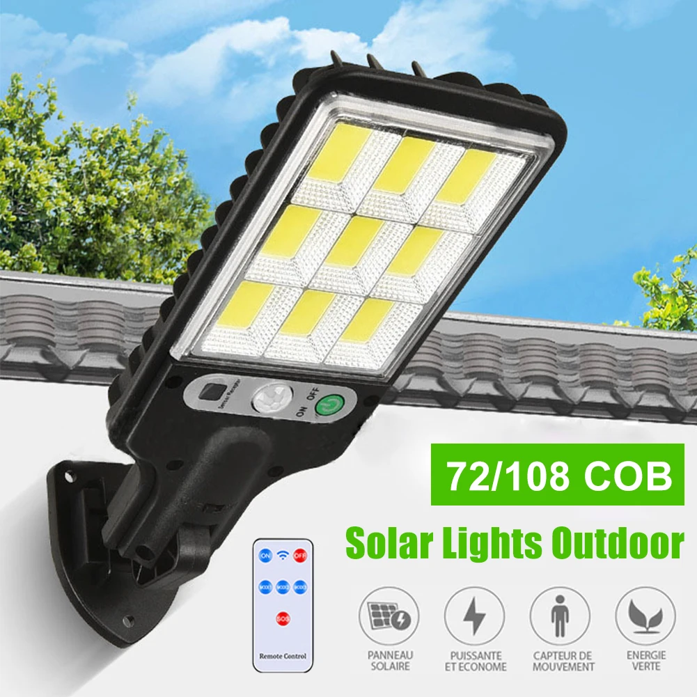 Solar Lights Outdoor 108LED Wall Light Motion Sensor Security Lights 3 Modes IP65 Waterproof Street Lights For Garden Patio Yard
Solar Lights Outdoor 108LED Wall Light Motion Sensor Security Lights 3 Modes IP65 Waterproof Street Lights For Garden Patio Yard