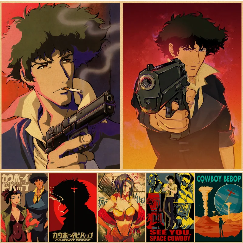 Cowboy Bebop Wall posters bilder affiche murale islam art print cuadros painting bedroom anime plakaty painting
Cowboy Bebop Wall posters bilder affiche murale islam art print cuadros painting bedroom anime plakaty painting