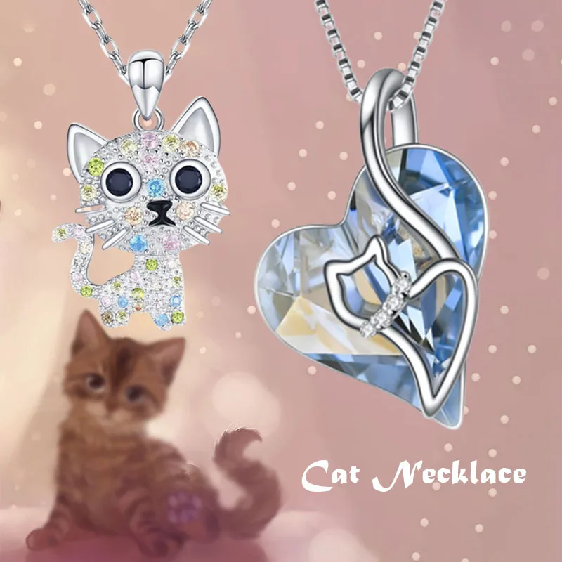 1/2 Pcs Kitten Heart Necklace Sweet and Romantic Ladies Pendant Classic Aesthetic Is Jewelry Exquisite Gifts for Men and Women
1/2 Pcs Kitten Heart Necklace Sweet and Romantic Ladies Pendant Classic Aesthetic Is Jewelry Exquisite Gifts for Men and Women