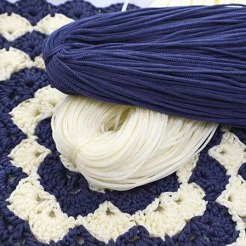 200g Ice Silk Hollow Thread Crochet Knit Yarn 3mm Handmade Woven Polyester Wool For Hook Bag Purse Summer Hat Macrame Cord Rope
200g Ice Silk Hollow Thread Crochet Knit Yarn 3mm Handmade Woven Polyester Wool For Hook Bag Purse Summer Hat Macrame Cord Rope