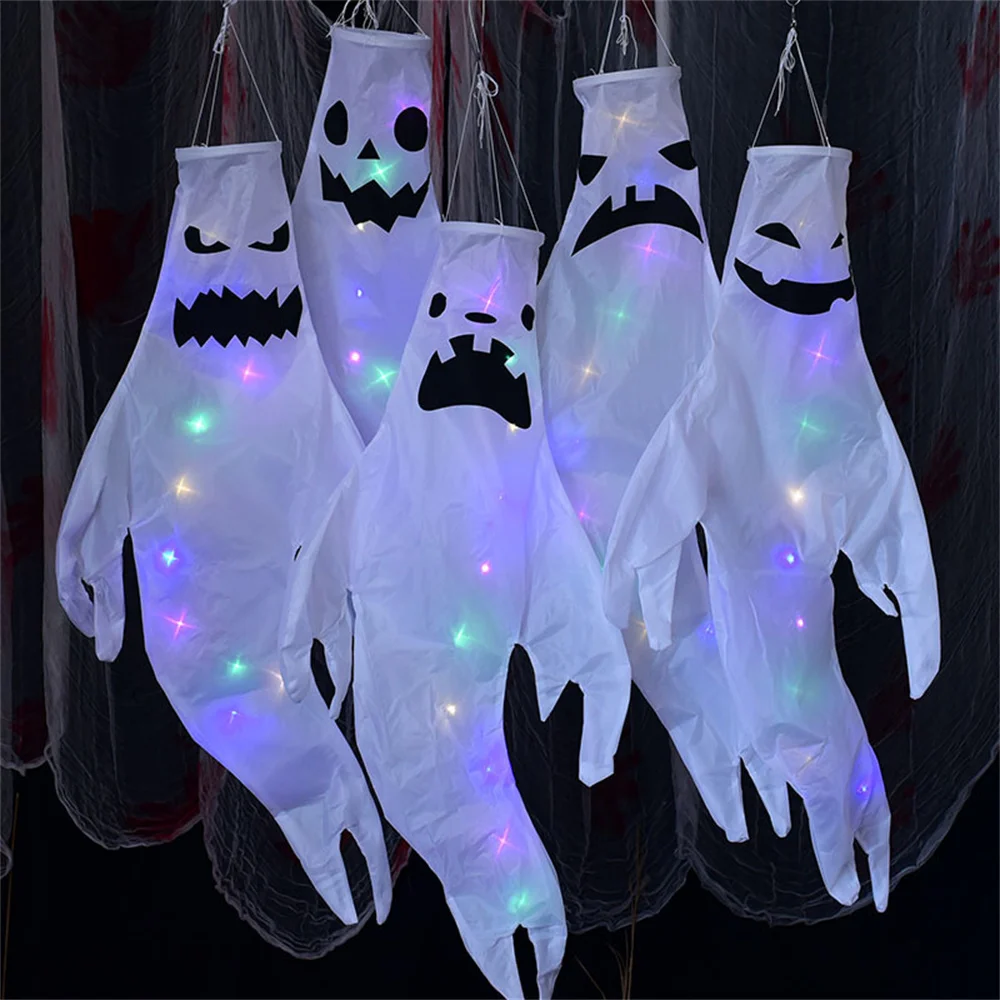 Halloween Hanging Ghost Decorations Ornament With LED Lights Halloween Decorations for Home Outdoor Hanted House Party Favors
Halloween Hanging Ghost Decorations Ornament With LED Lights Halloween Decorations for Home Outdoor Hanted House Party Favors
