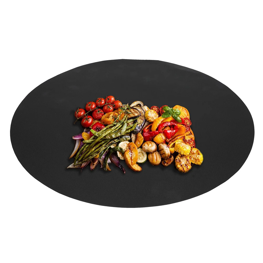 Non-stick BBQ Grill Mat 40*33cm Baking Mat BBQ Tool Cooking Grilling Sheet Heat Resistance Reusable Mats Kitchen Tools Accessory
Non-stick BBQ Grill Mat 40*33cm Baking Mat BBQ Tool Cooking Grilling Sheet Heat Resistance Reusable Mats Kitchen Tools Accessory