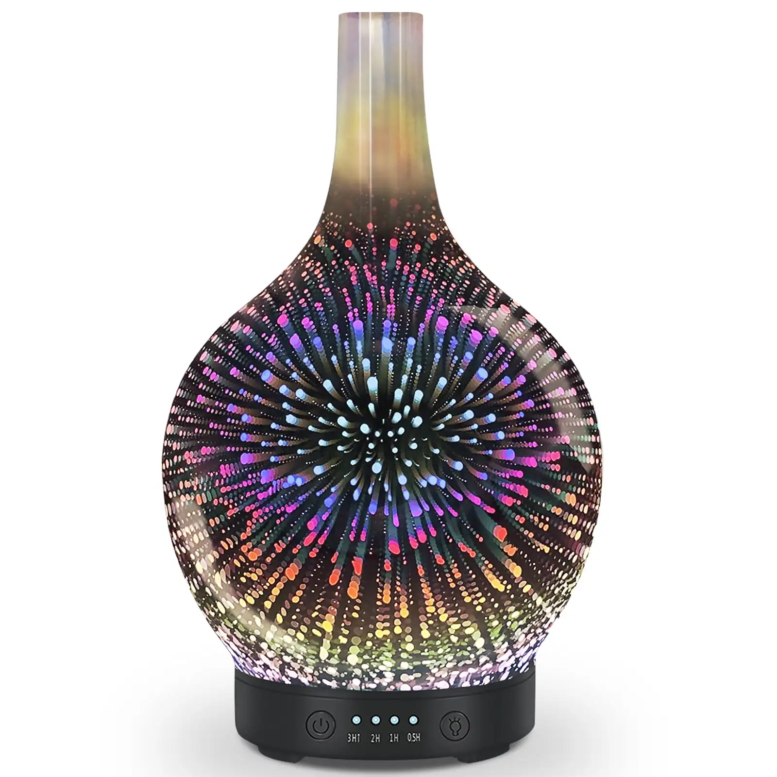 Aromatherapy Essential Oil Diffuser, Ultrasonic Cool Diffuser, Whisper Quiet Humidifier with Time Setting,7 Colors LED Lights
Aromatherapy Essential Oil Diffuser, Ultrasonic Cool Diffuser, Whisper Quiet Humidifier with Time Setting,7 Colors LED Lights